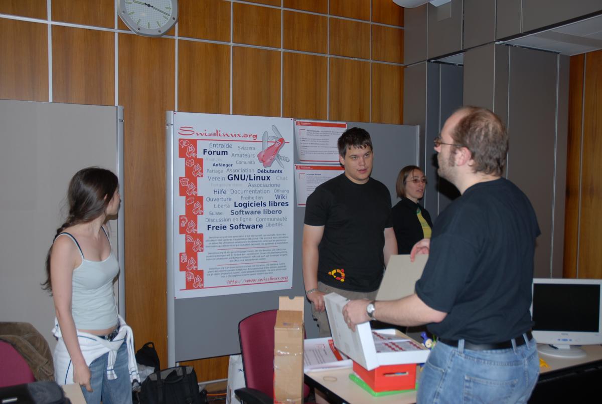 Mise en place du stand bis