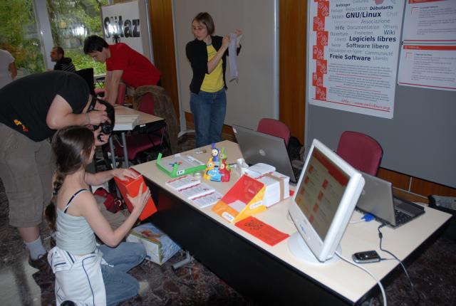 Mise en place du stand ter