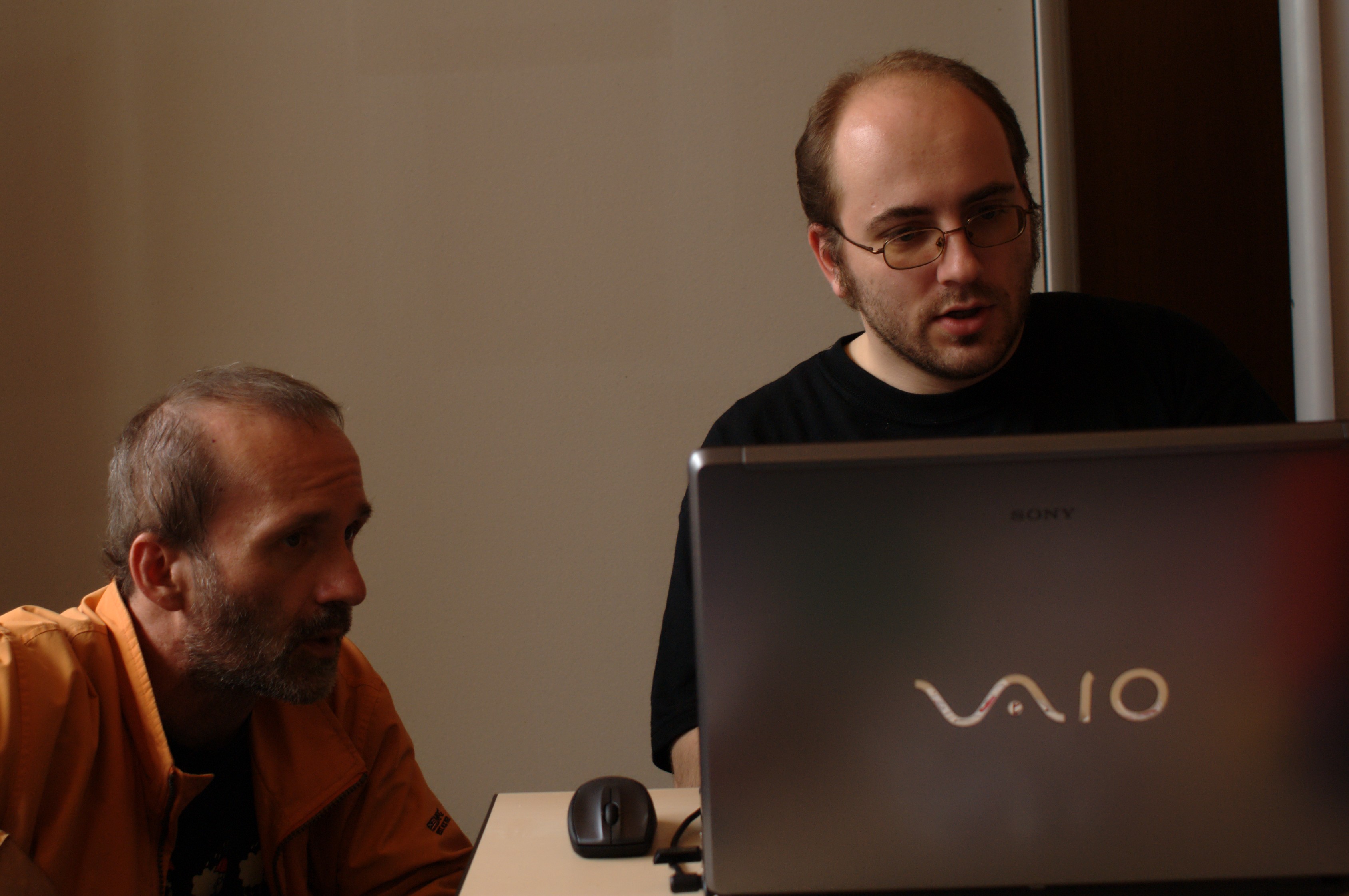 Eggman, en pleine installation