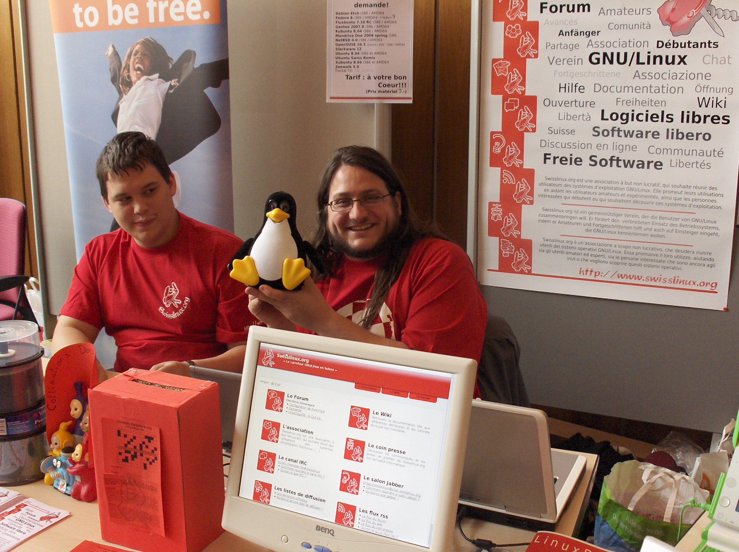 Deux pinguins, un manchot!